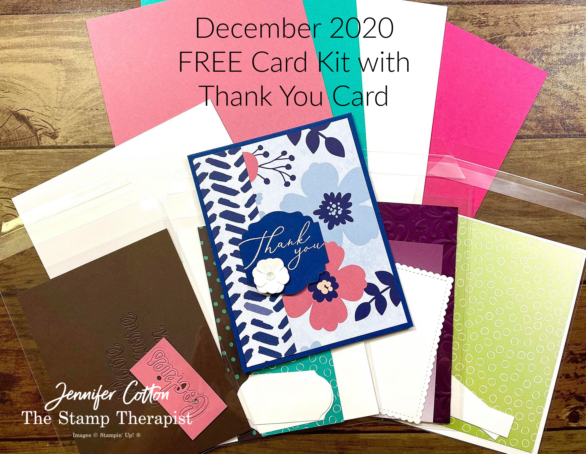 The Stamp Therapist Four cards with the Nothing's Better Than Bundle