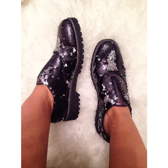 The Blossom Girls Sequined Shoes