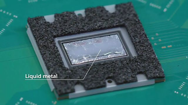 جهاز PS5 أول منصة ألعاب في العالم تستخدم محلول Liquid Metal