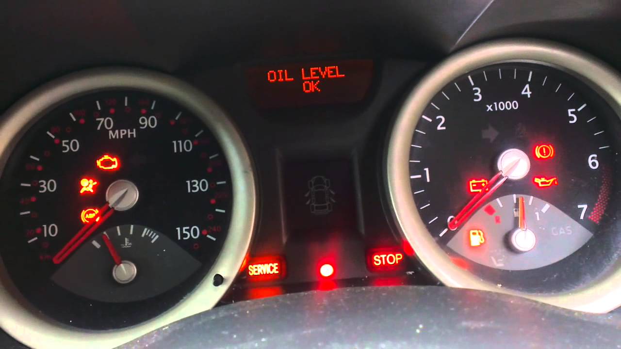 Como apagar luz de abs renault megane