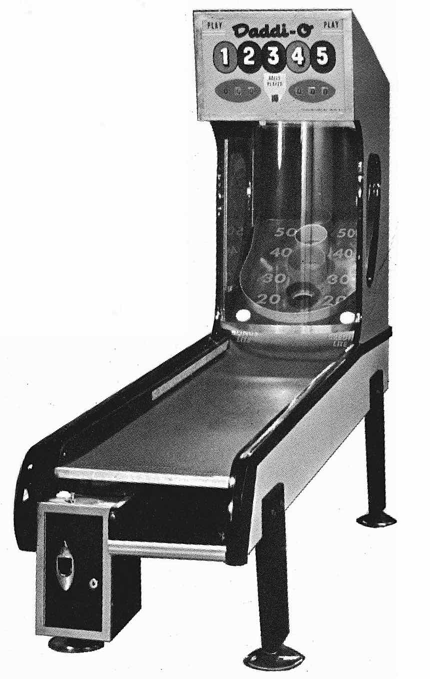 1972 arcade game a 1972 arcade game, Daddi-O, photograph