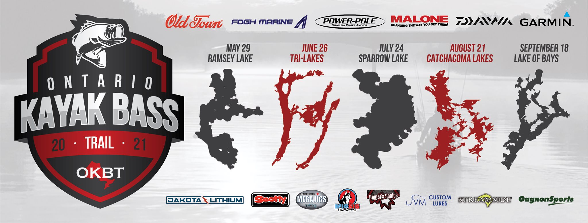 IBASSIN Old Town Canoes and Kayaks Sponsor Ontario Kayak Bass Trail