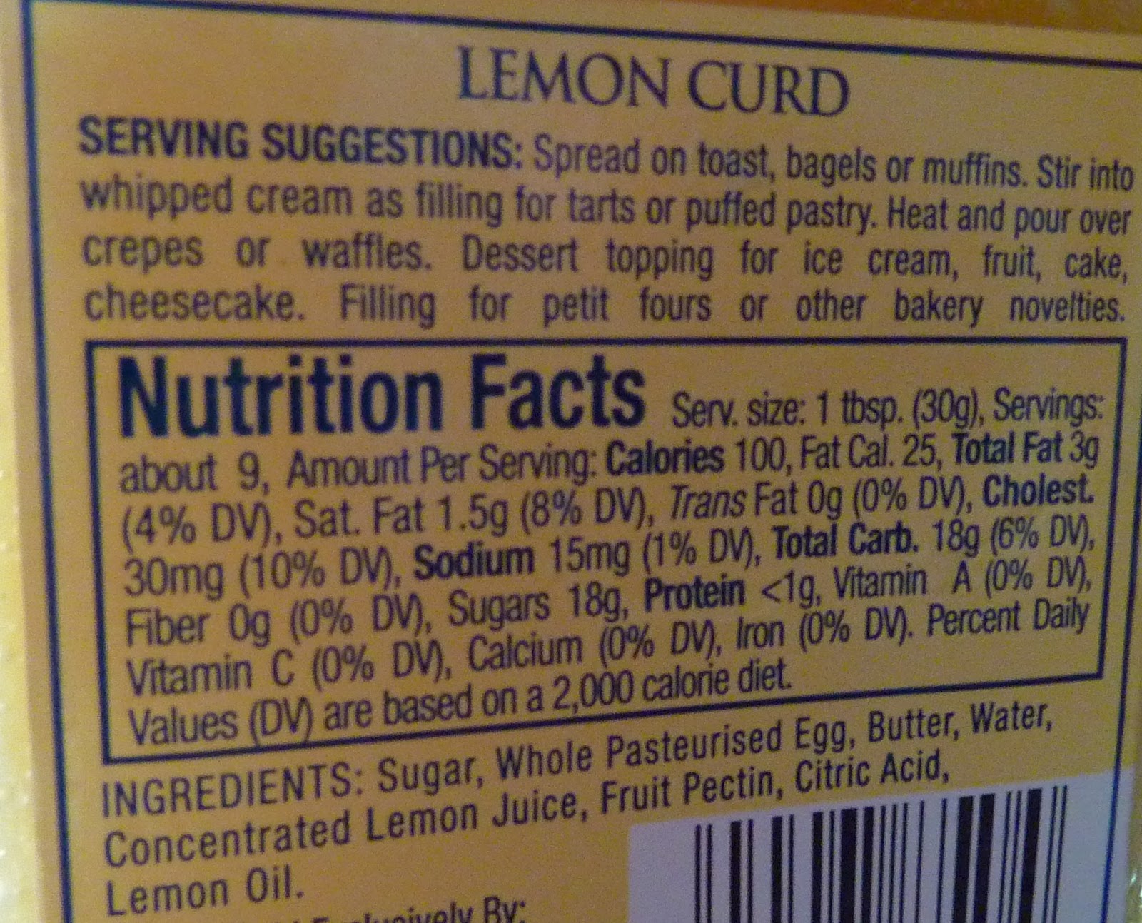 What's Good at Trader Joe's? Trader Joe's Lemon Curd