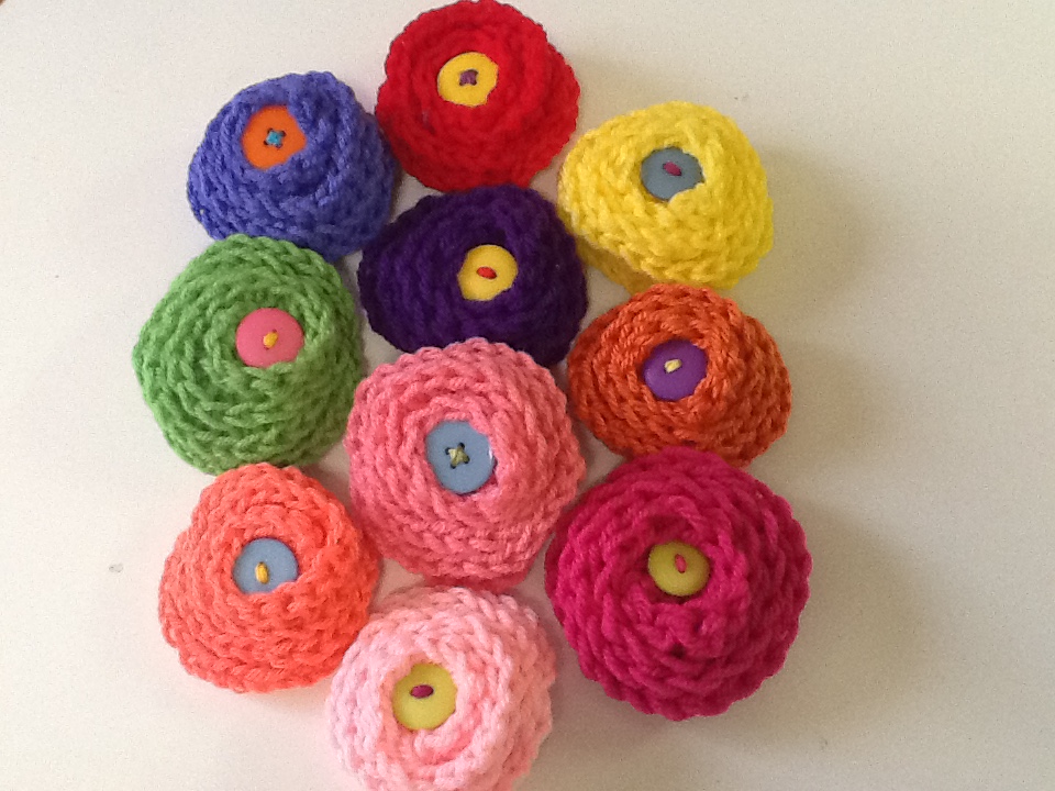 Crochet roses