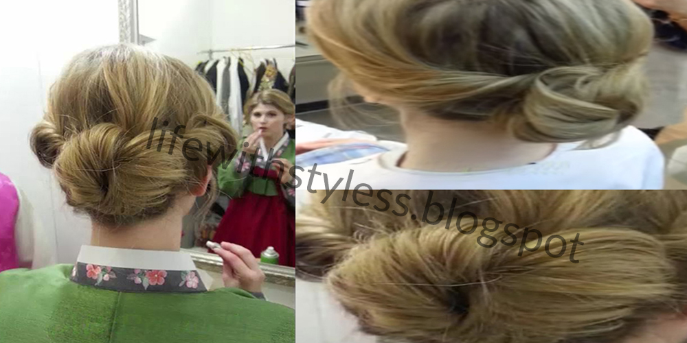 How To Make Simple Korean Hanbok Hairstyle Life With Styles