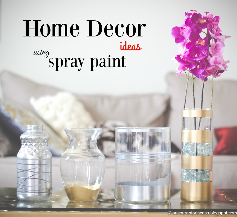 Home Decor Ideas Using Spray Paint