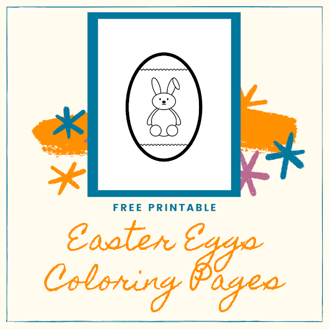Easter Eggs Coloring Pages - free printable