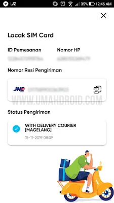 Melacak Pesanan Kartu Perdana Telkomsel By.U