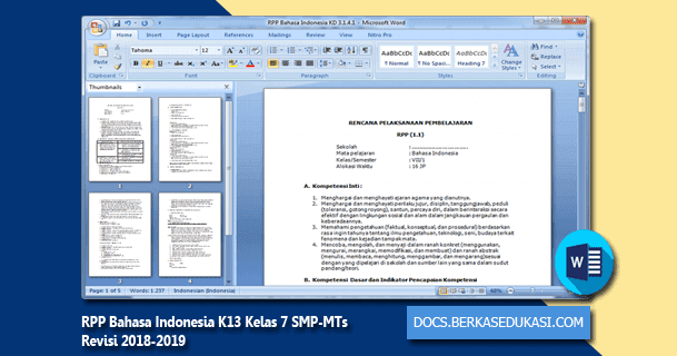 Hei! 18+ Lister over Download Kartu Soal Smp K13 Bahasa