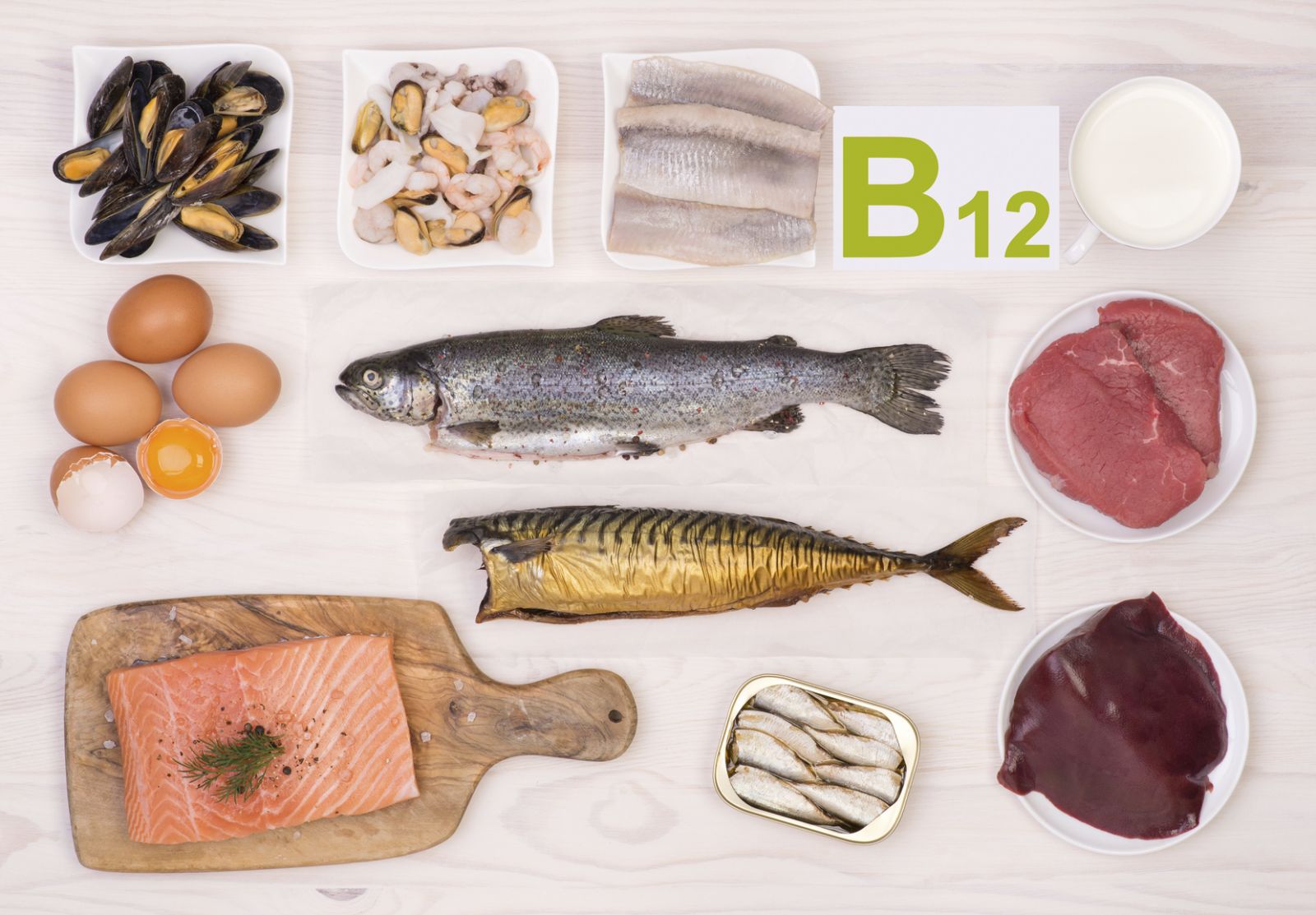 It's all about Vitamin B12 and Seafood