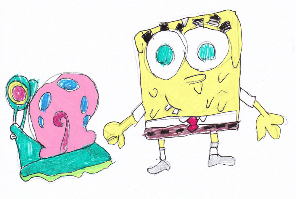 SpongeBob Colored
