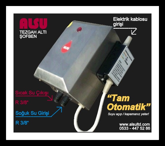 Tezgah Altı Elektrikli Şofben