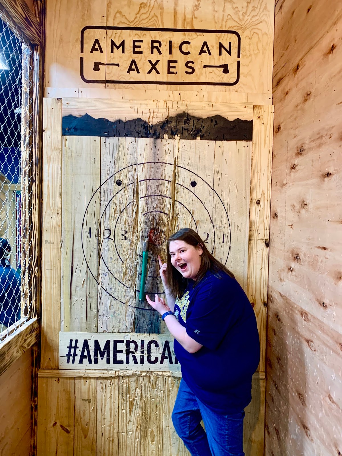 AtlantaArea Axe Throwing Facility with National Parks Theme A Paper