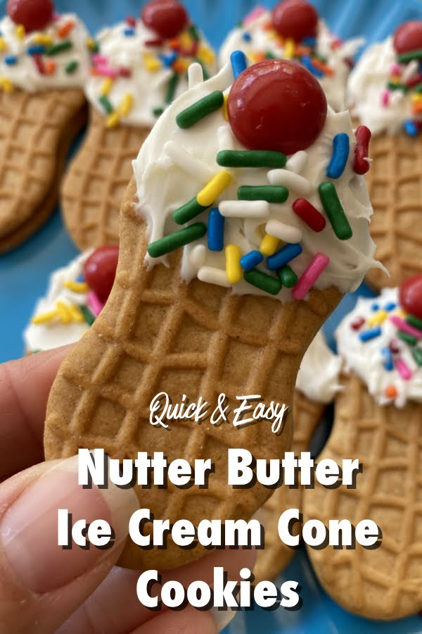 DIY Nutter Butter Ice Cream Cone Cookies The Jersey Momma