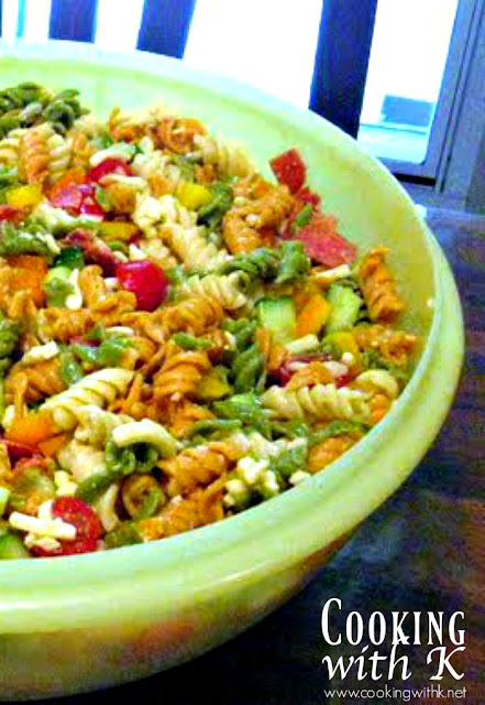 Italian Garden Pasta Salad {Jennifer's Recipe}