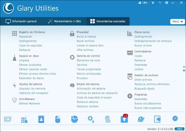 2 - ✅ Glary Utilities Pro v5.125.0.150 (2019) Español [ MG - MF +]