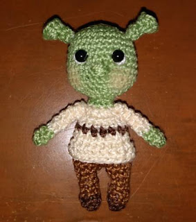 PATRON GRATIS SHERK AMIGURUMI 41992