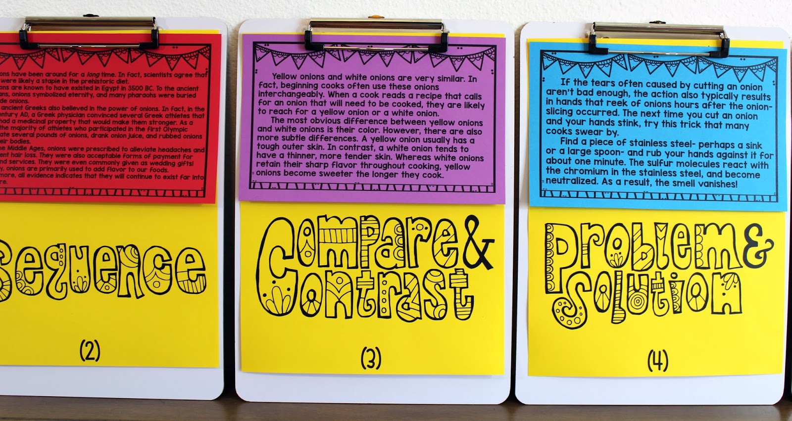 Text Structures: A Lesson for Upper Elementary Students | Crafting