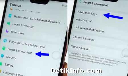 Cara Menyembunyikan Tombol Menu Di Hp Oppo F7 Detik Info