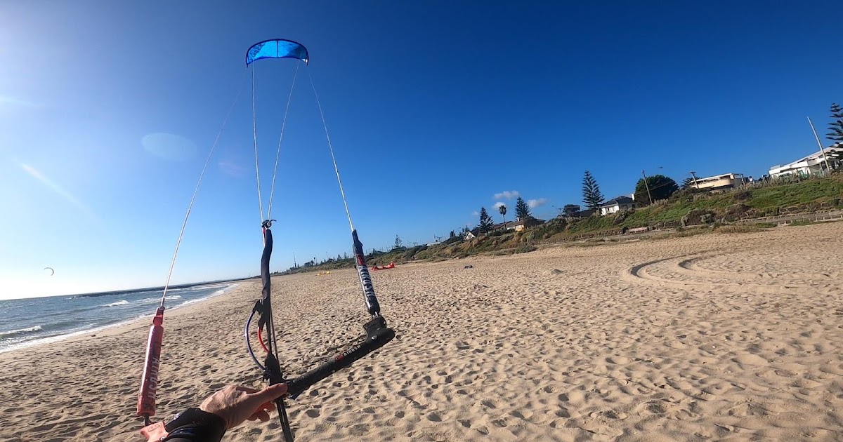 Peter's kitesurfing blog Kitesurfing Hampton in a seabreeze, back on