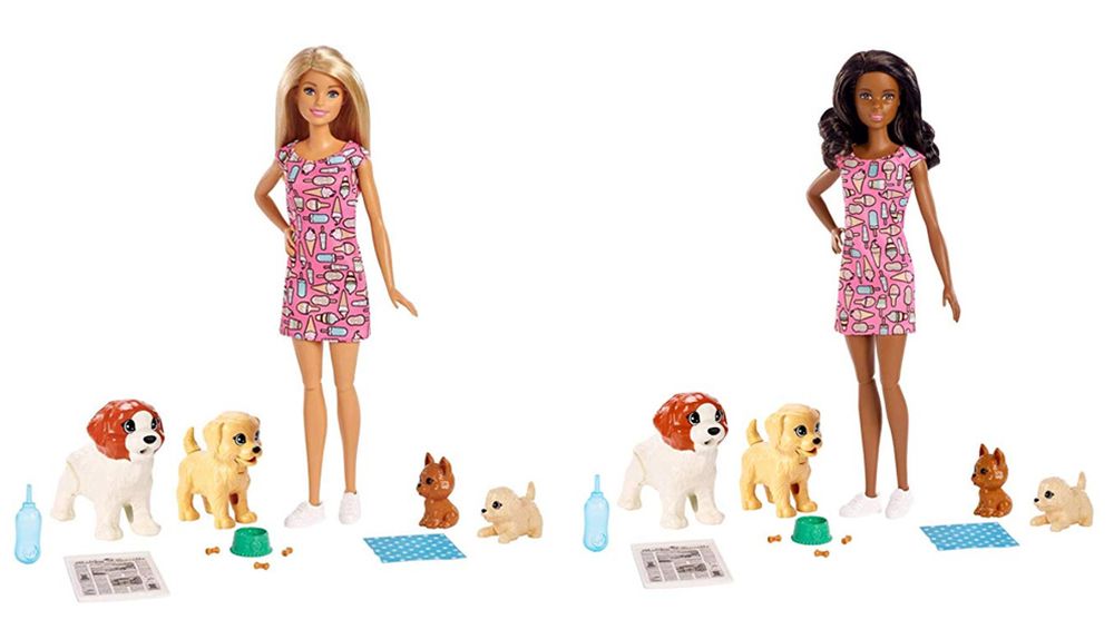 barbie doggy daycare doll & pets