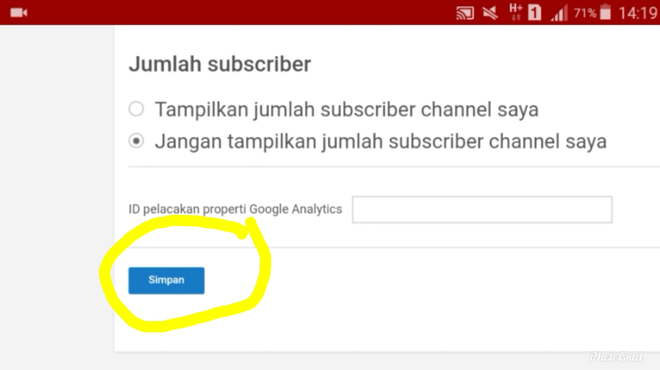 Cara Menyembunyikan Jumlah Subscriber Youtube Di Android 2019 Akumautau7