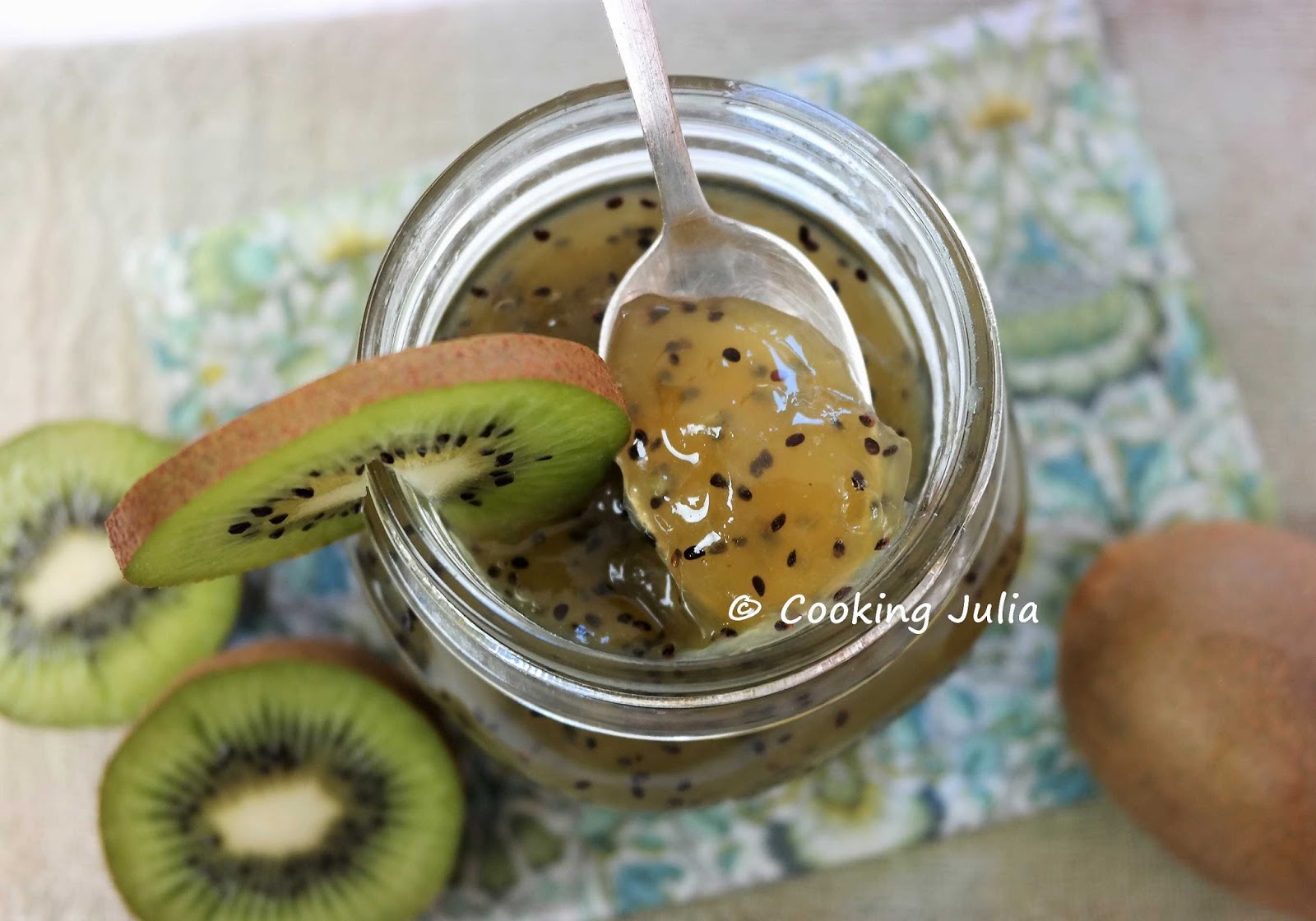 COOKING JULIA CONFITURE DE KIWIS