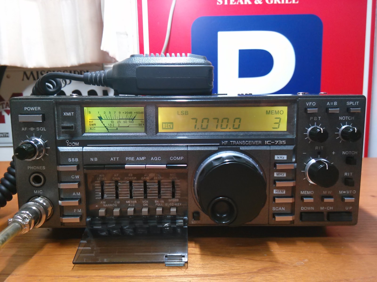 HeruRadiomart IC735 + ICPS15 + ICSP3 HF TRANSCEIVER (**SOLD
