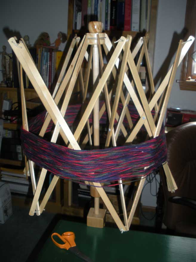 Taken For Granted Yarn Swift, Two Views