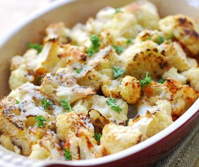 Parmesan Roasted Cauliflower Parmesan Roasted Cauliflower