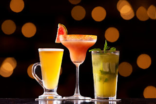 Food Stop Kolkata Cocktails, Pic Courtesy: Monkey Bar Thanda Cha, Puchka Paani Capriojka, Peara Pyaara