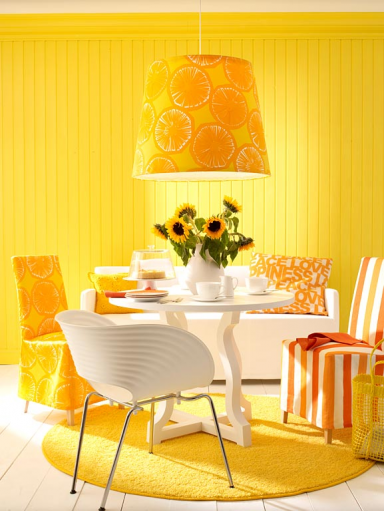 Comedores color amarillo - Colores en Casa