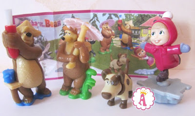 маша и медведь игрушки все видео киндер сюрприз