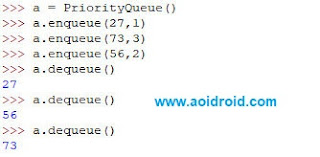 Tes implementasi PriorityQueue