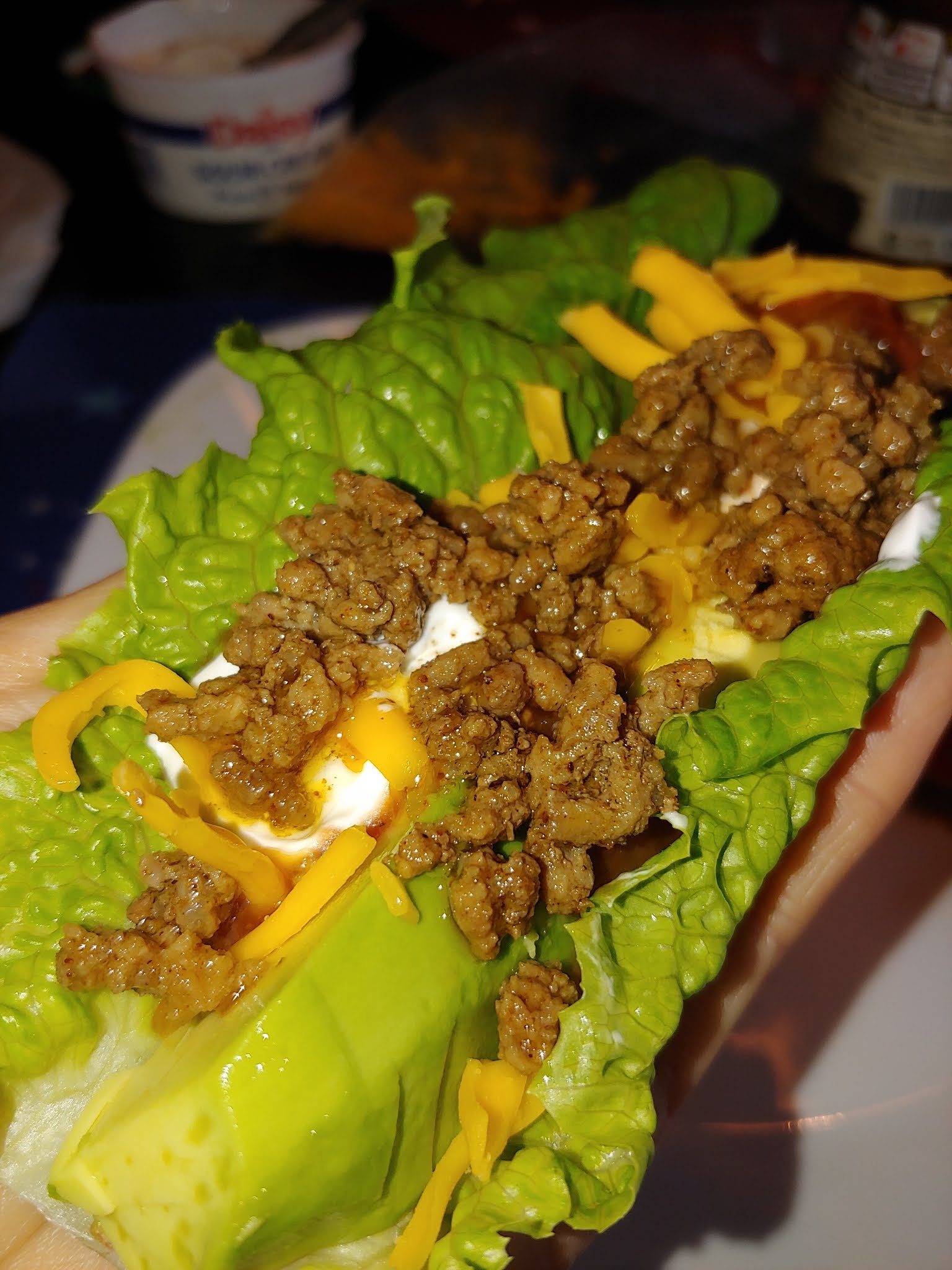 Carly's Keto Kitchen Taco Lettuce Wraps
