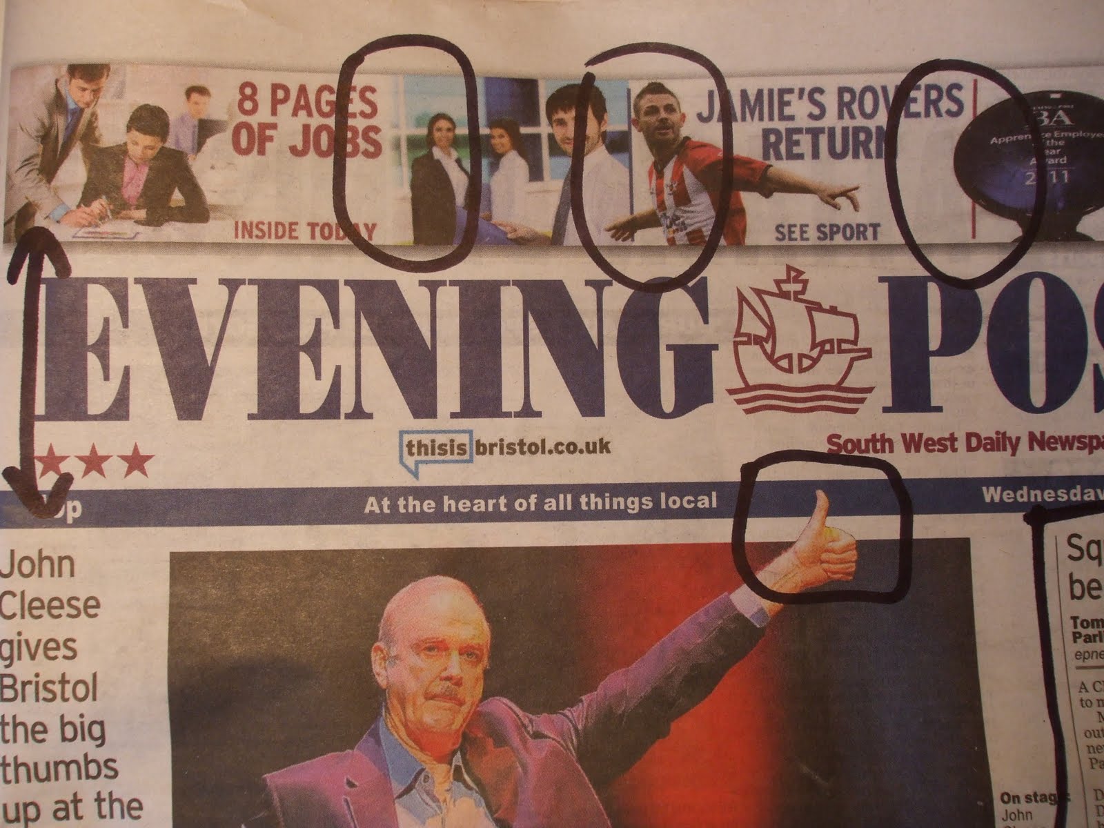 A2 Local Newspaper In Depth Study of Bristol Evening Post
