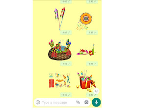 whatsapp stickers for diwali