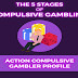 The 5 Stages of Compulsive Gambling #infographic