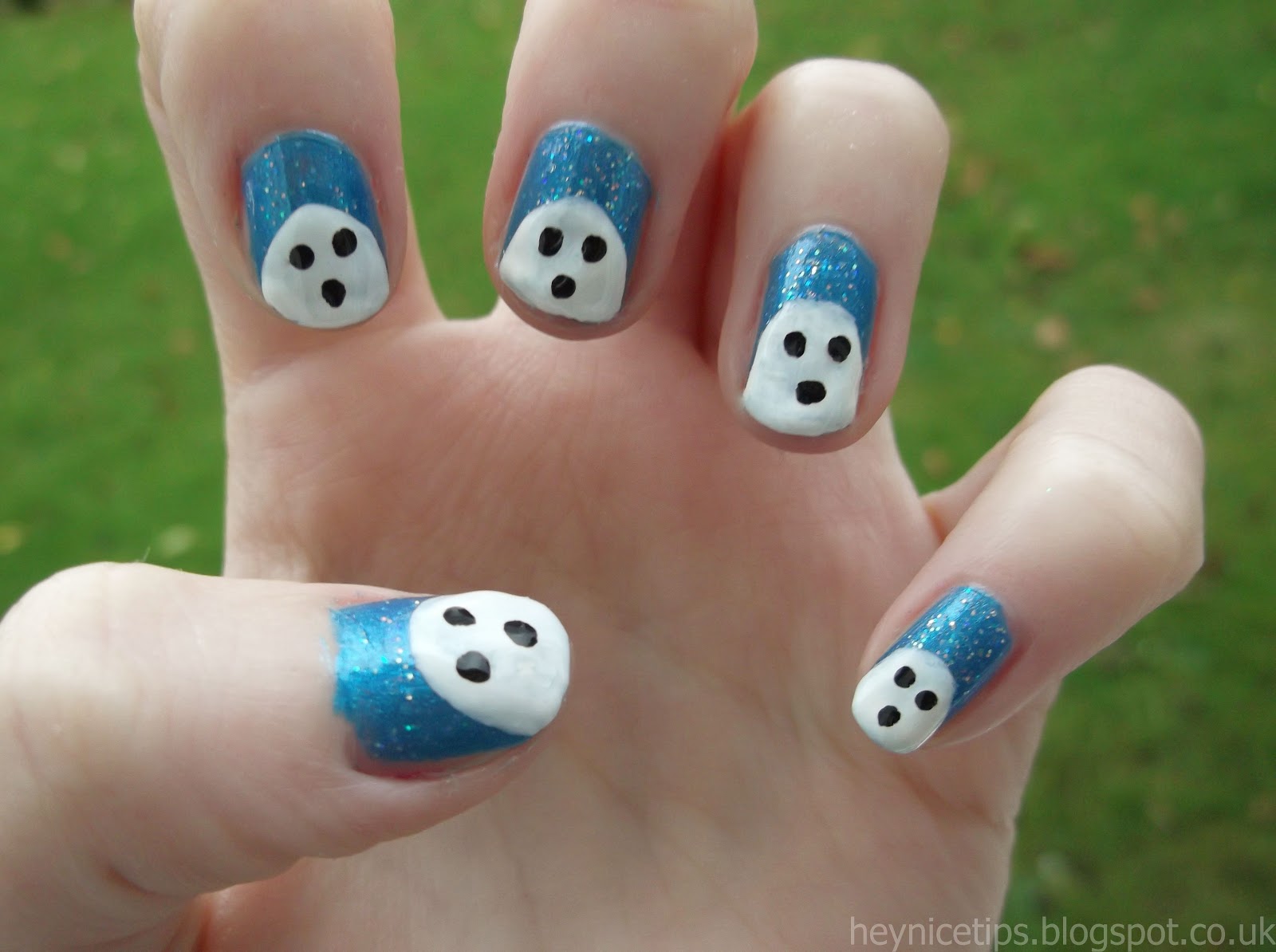 Ghost Nail Art Ideas for Halloween - wide 2