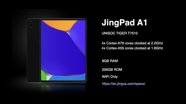 JingPad A1: spedizioni da Settembre 2021 e prezzo di $ 549