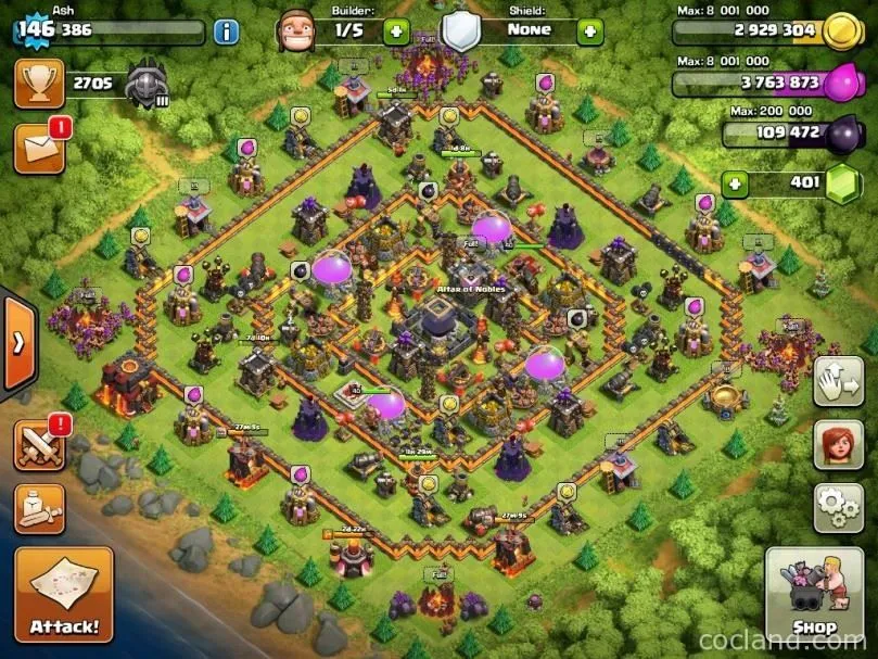 clash of clans best defense town hall 11