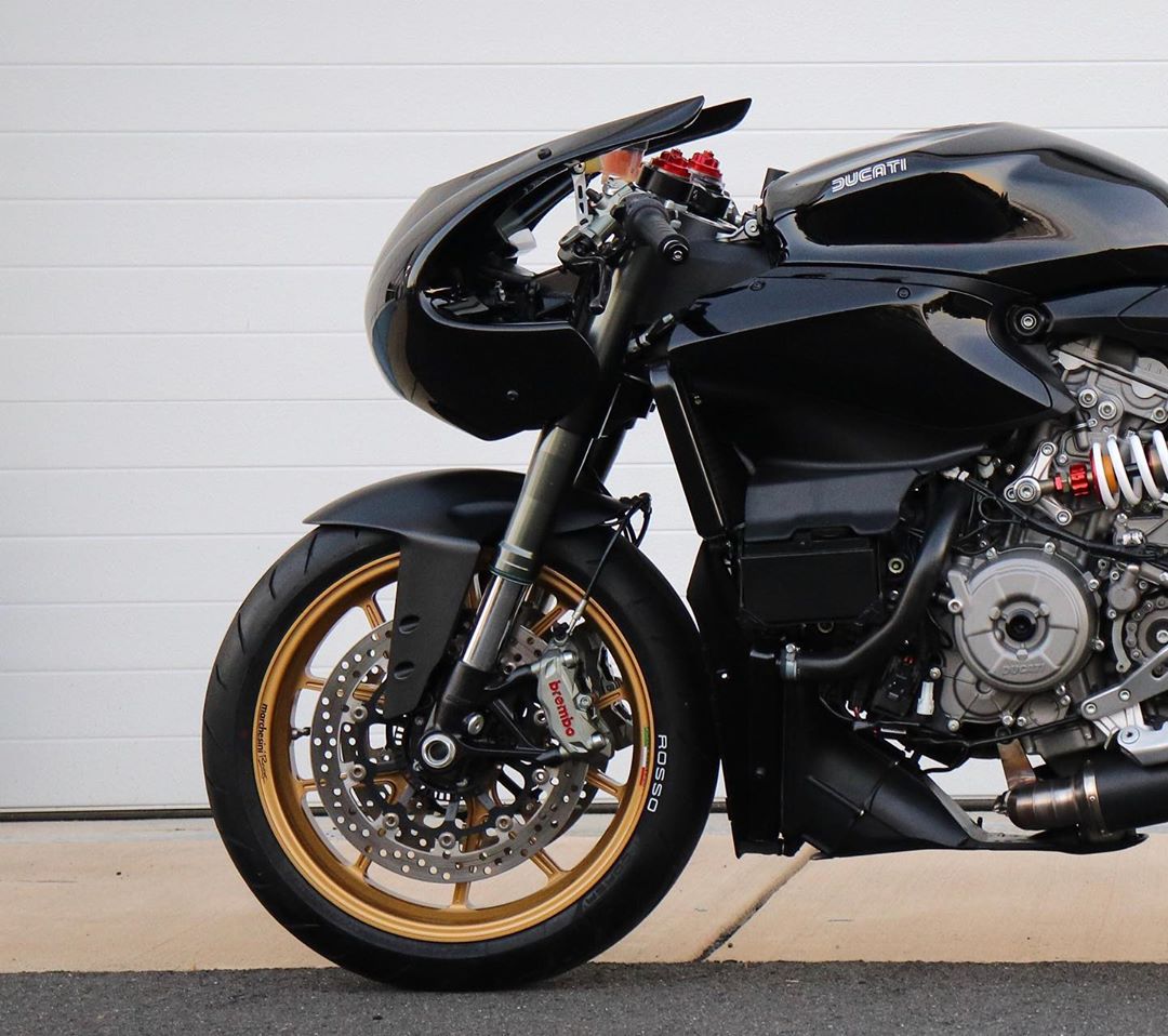 Black Ducati 959 Panigale Custom by Jett Design