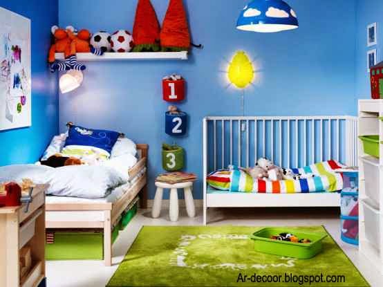 ديكور غرف اطفال - شاهد أجمل التصميمات لديكورات غرف الاطفال الثنائية Baby Rooms