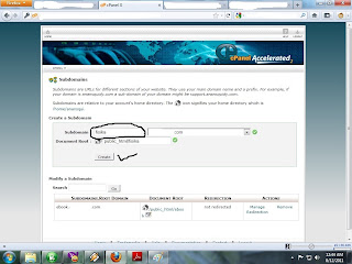 cara Membuat Subdomain