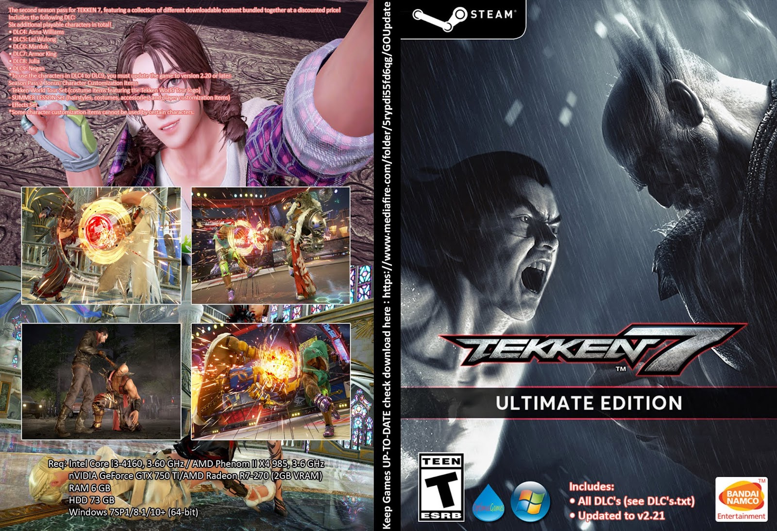 TEKKEN 7 Ultimate Edition.