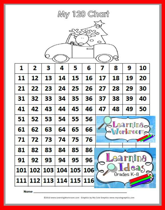 Discovering Options - Grades K-8: November 2018 graphic regarding Free Printable 120 Chart named Discovering Designs - Grades K-8: November 2018