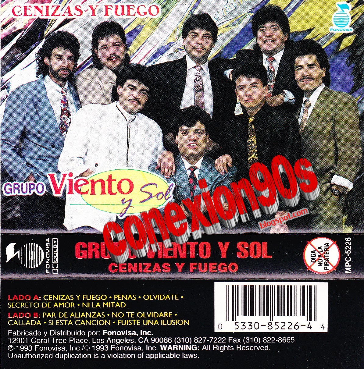 Grupo Viento Y Sol Cenizas Y Fuego conexion90s: GRUPO VIENTO Y SOL - cenizas y fuego