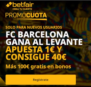 promocuota betfair Barcelona v Levante 13-12-2020 promocuota betfair Barcelona v Levante 13-12-2020