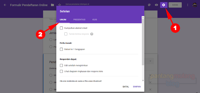 Cara Membuat Formulir Pendaftaran Online Cara Membuat Formulir Pendaftaran Online