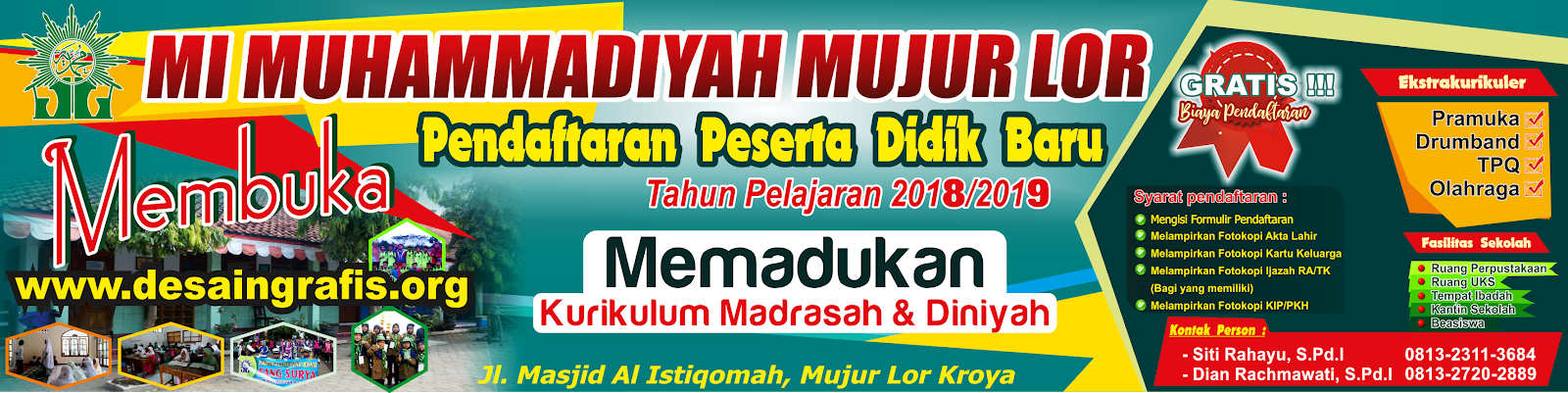 Desain Banner PPDB cdr Kumpulan Desain Grafis CorelDraw